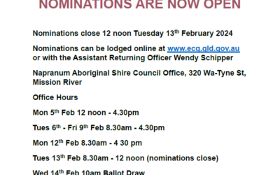 2024 Local Government Elections – Nominations are Now Open