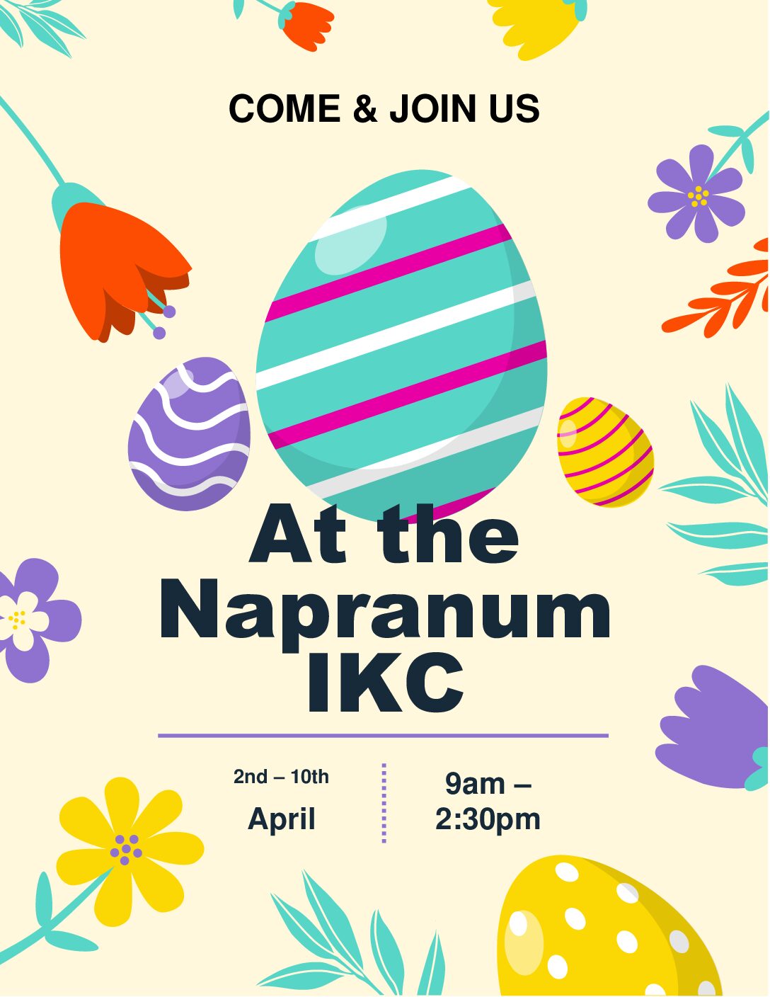 Public Notice – Napranum IKC “Easter Fun”